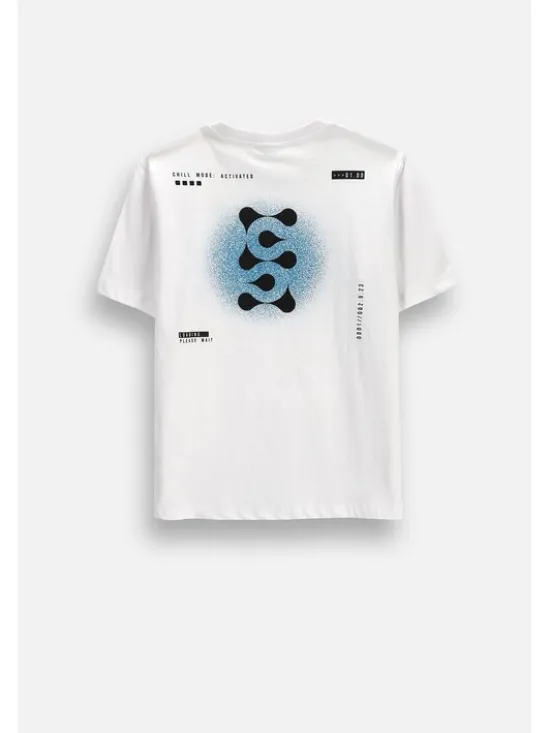 Coccodrillo T-Shirt ZC6143203WBJ-001 Biały Regular Fit