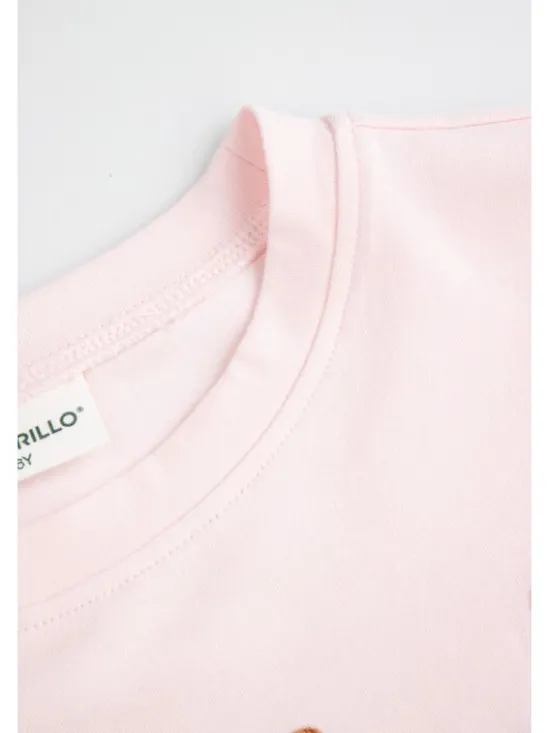 Coccodrillo T-Shirt ZC5143105WGK-007 Różowy Regular Fit