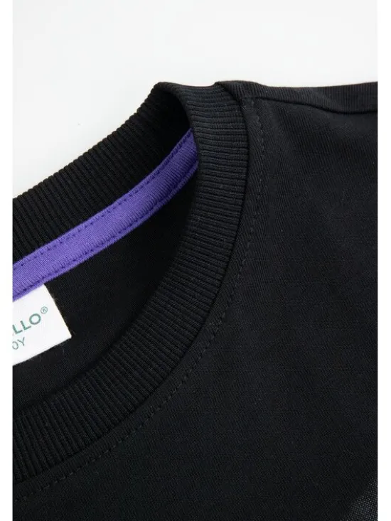 Coccodrillo T-Shirt ZC5143203XBJ-021 Czarny Regular Fit