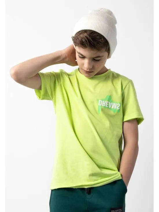 Coccodrillo T-Shirt ZC5143204XBJ-030 Żółty Regular Fit