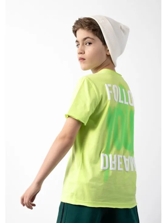 Coccodrillo T-Shirt ZC5143204XBJ-030 Żółty Regular Fit