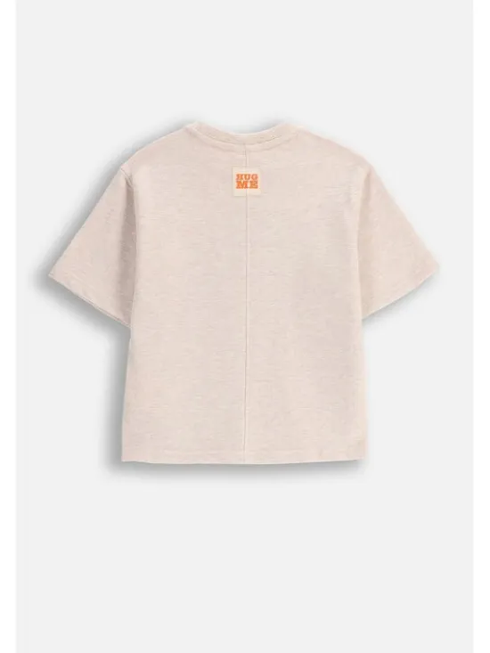 Coccodrillo T-Shirt ZC5143201YBK-002 Beżowy Regular Fit