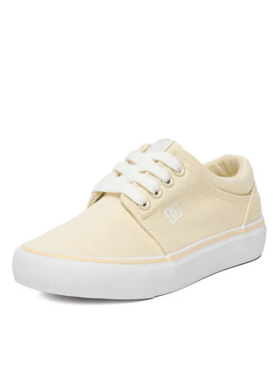 DC Shoes Tenisówki CEOWB-LEA-ZL-DC001-DZ Żółty