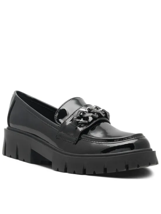 DeeZee Loafersy CEO-CS5907-07 Czarny