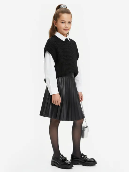 DeeZee Loafersy CEO-CS5907-07 Czarny