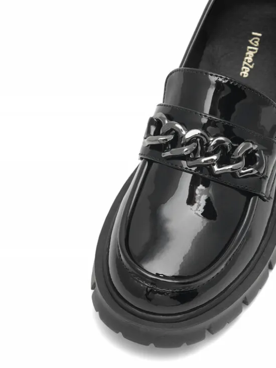 DeeZee Loafersy CEO-CS5907-07 Czarny