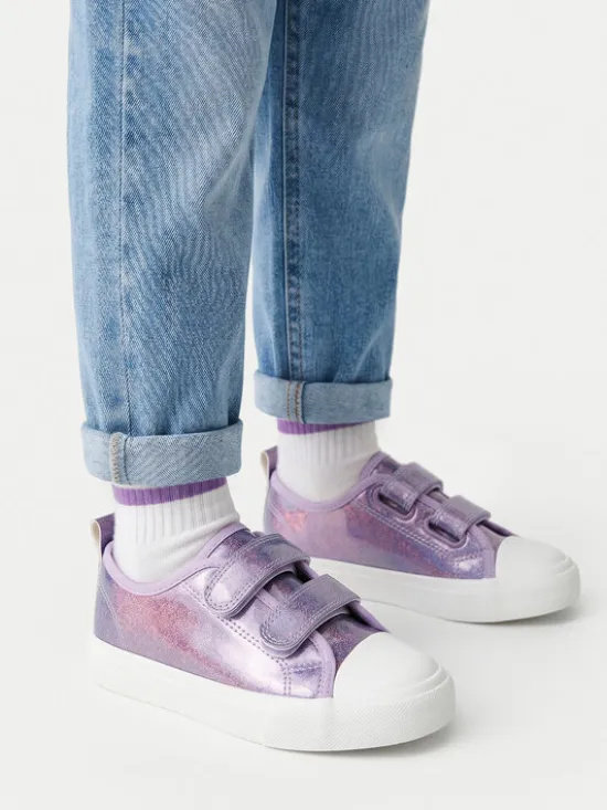 DeeZee Trampki CEO-BIC-AW25-DZ27 Fioletowy