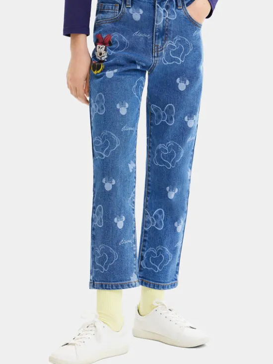 Desigual Jeansy 23WGDD07 Niebieski Regular Fit