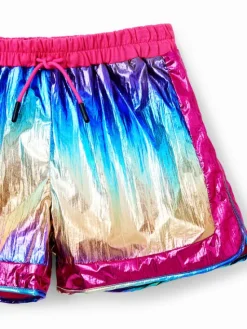 Desigual Szorty materiałowe 23SGPW02 Kolorowy Regular Fit
