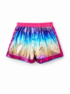Desigual Szorty materiałowe 23SGPW02 Kolorowy Regular Fit