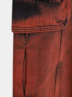 DKNY Jeansy D34B02 D Miedziany Regular Fit