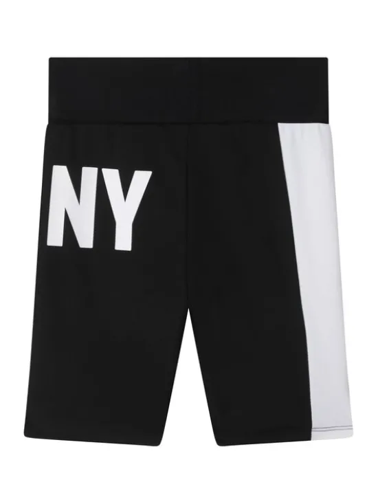 DKNY Szorty sportowe D34A89 D Czarny Regular Fit
