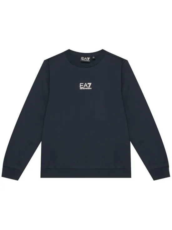 EA7 Emporio Armani Bluza 7B000025 AF10380 UB102 Granatowy Regular Fit