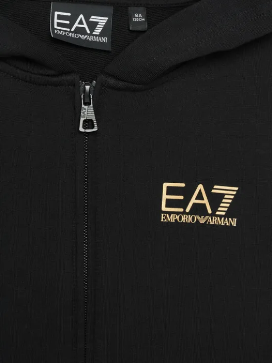 EA7 Emporio Armani Dres 7B000031 AF10380 MC004 Czarny Regular Fit