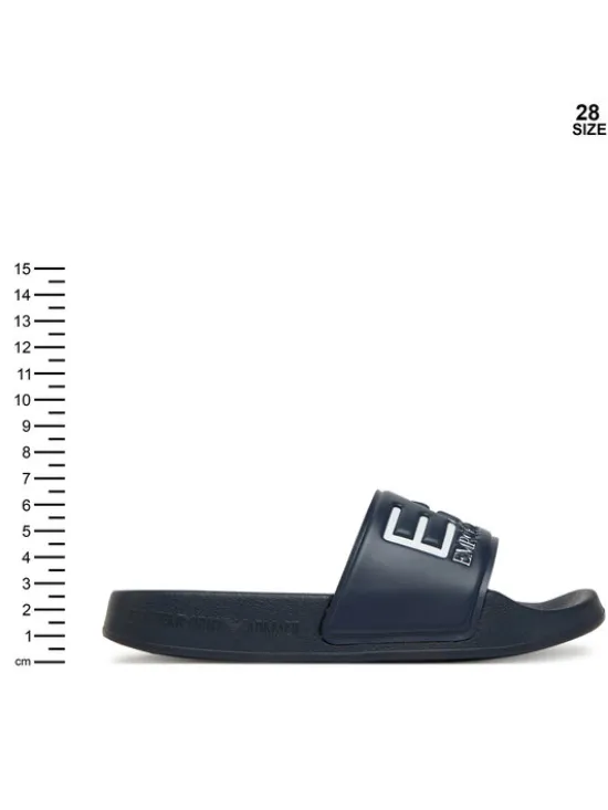 EA7 Emporio Armani Klapki 7Y000037 AF15118 BA045 Granatowy