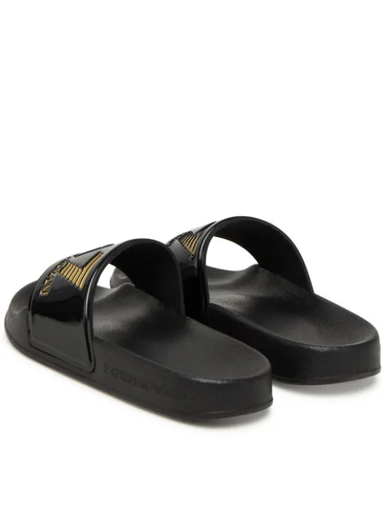 EA7 Emporio Armani Klapki 7Y000037 AF15118 PC001 Czarny