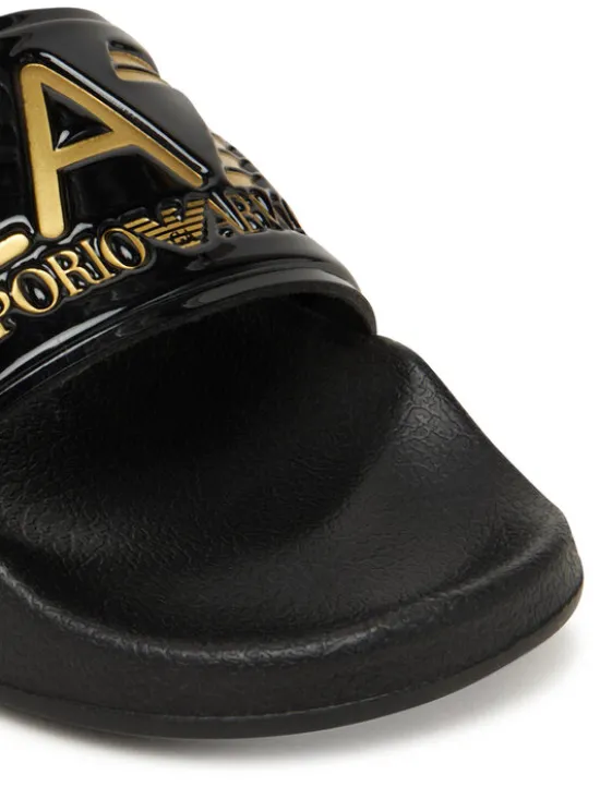 EA7 Emporio Armani Klapki 7Y000037 AF15118 PC001 Czarny