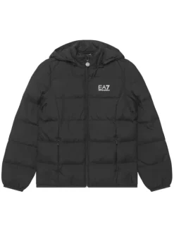 EA7 Emporio Armani Kurtka zimowa 8NFB08 FNF8Z UC001 Czarny Regular Fit