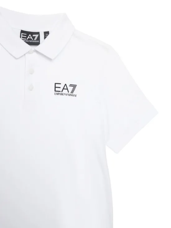 EA7 Emporio Armani Polo 7B000022 AF10378 U0002 Biały Regular Fit