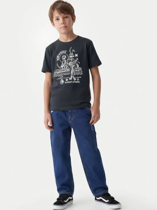 Element T-Shirt Timber Aboard ELBZT00259 Czarny Regular Fit