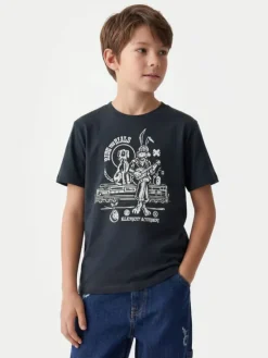 Element T-Shirt Timber Aboard ELBZT00259 Czarny Regular Fit