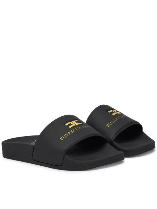 Elisabetta Franchi Klapki F4A0-E0607-1745 M Czarny