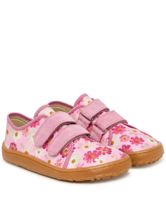 Froddo Kapcie Barefoot Canvas G1700440-9 D Różowy