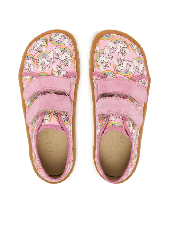Froddo Kapcie Barefoot Canvas G1700440-12 D Różowy
