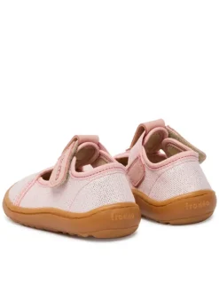 Froddo Kapcie Barefoot Canvas T-Bar G1700439-2 M Różowy