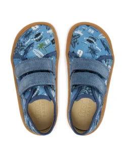 Froddo Kapcie Barefoot Canvas G1700440-6 S Niebieski