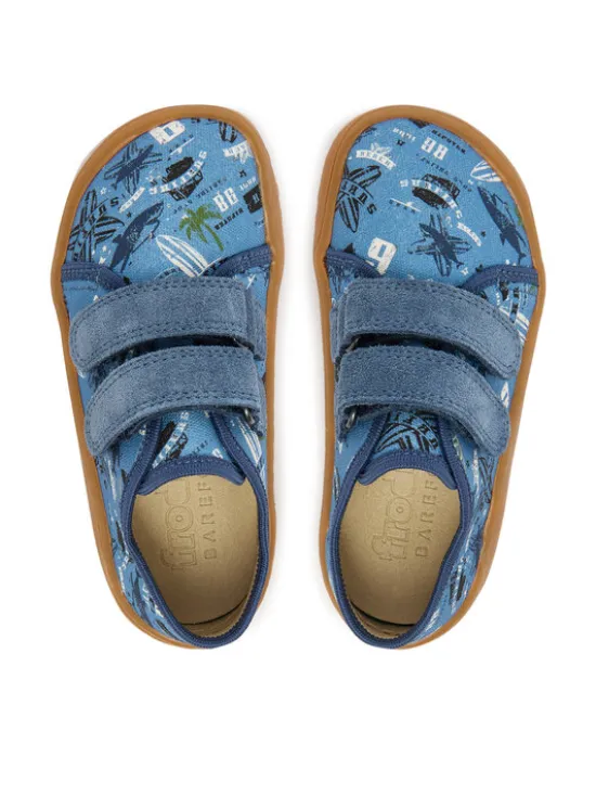 Froddo Kapcie Barefoot Canvas G1700440-6 S Niebieski