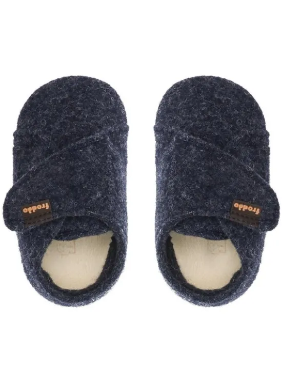 Froddo Kapcie Prewalkers Wooly G1170002 Niebieski