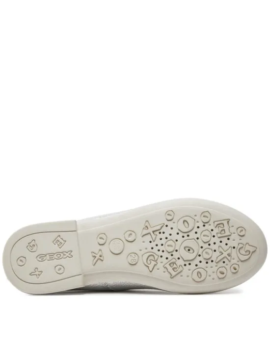 Geox Baleriny Jr Plie' J4555D 00044 C1007 S Srebrny