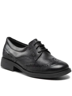 Geox Oxfordy J Agata D J8449D 00043 C9999 S Czarny