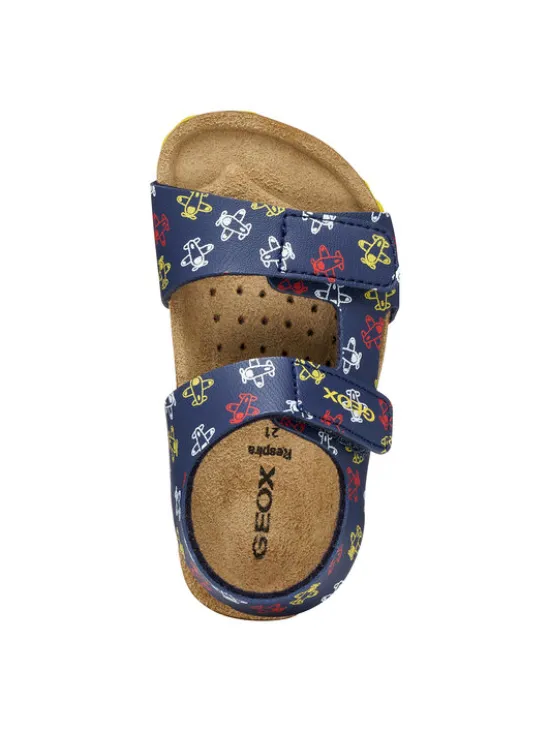 Geox Sandały B Sandal Chalki Boy B552QB 00004 C4002 S Granatowy