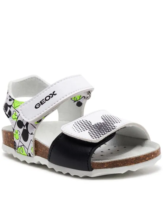 Geox Sandały B Sandal Chalki Boy B152QC 000BC C0552 M Biały
