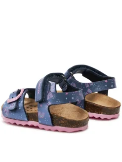 Geox Sandały B Sandal Chalki Girl B922RA 000NF CF48T M Granatowy