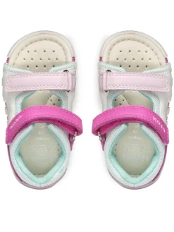 Geox Sandały B Sandal Iupidoo B5517B 0BC14 C0563 Biały