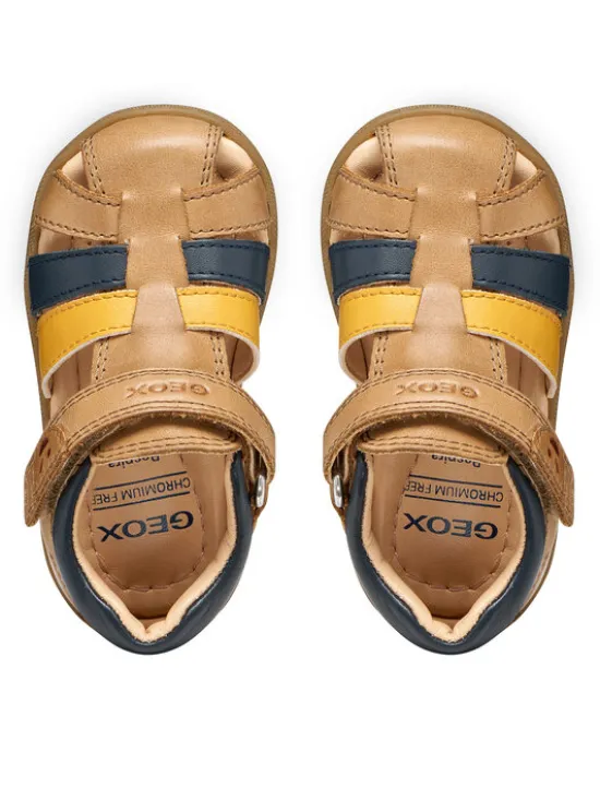 Geox Sandały B Sandal Macchia Boy B254VA 0CL78 CT6F4 Brązowy