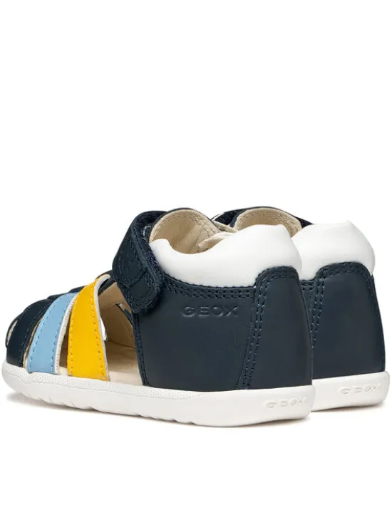 Geox Sandały B Sandal Macchia Boy B254VA 08554 C4229 Granatowy
