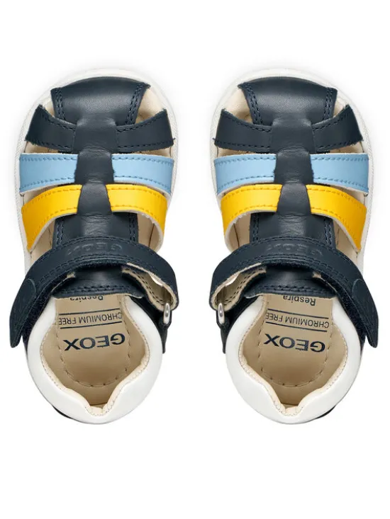 Geox Sandały B Sandal Macchia Boy B254VA 08554 C4229 Granatowy
