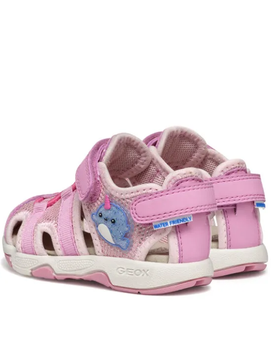 Geox Sandały B Sandal Multy B550DA 0AS50 C8006 M Różowy