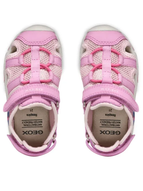 Geox Sandały B Sandal Multy B550DA 0AS50 C8006 M Różowy
