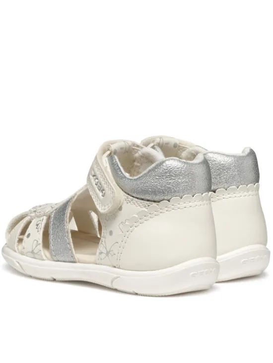 Geox Sandały B Sandal Zapito B556FA 000BC C0007 Biały