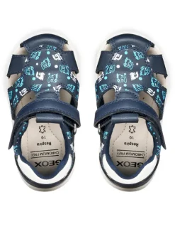 Geox Sandały B Sandal Zapito Boy B556EC 05404 C4P1Z Granatowy