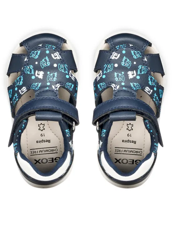 Geox Sandały B Sandal Zapito Boy B556EC 05404 C4P1Z Granatowy