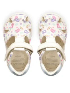Geox Sandały B Sandal Zapito Girl B556FB 05404 C0270 Biały