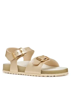 Geox Sandały J Adriel Girl J558MI 000NF C2010 M Złoty