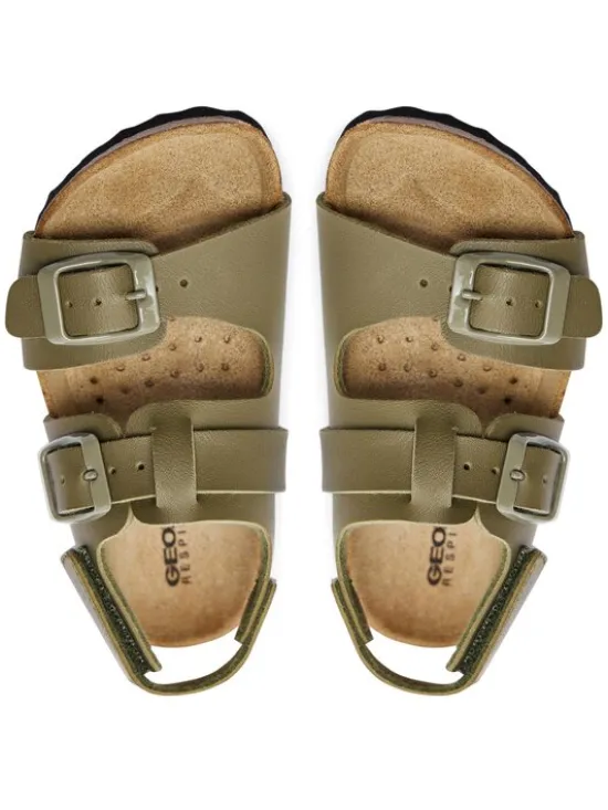 Geox Sandały J Ghita Boy J358LD 000BC C3009 M Khaki