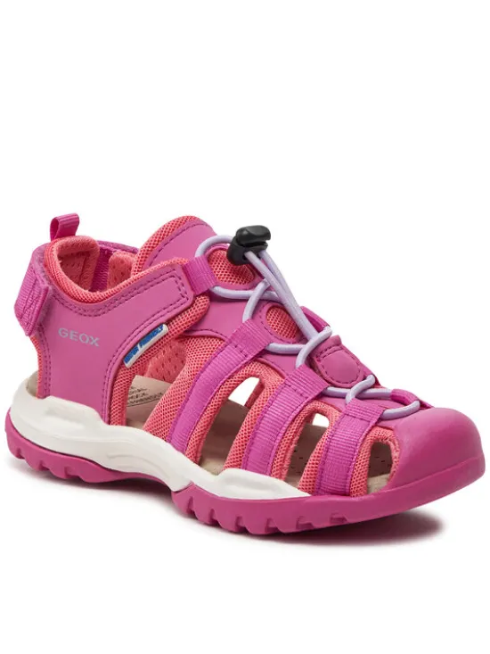 Geox Sandały Jr Borealis Girl J450WB 01450 C8N7Q S Różowy